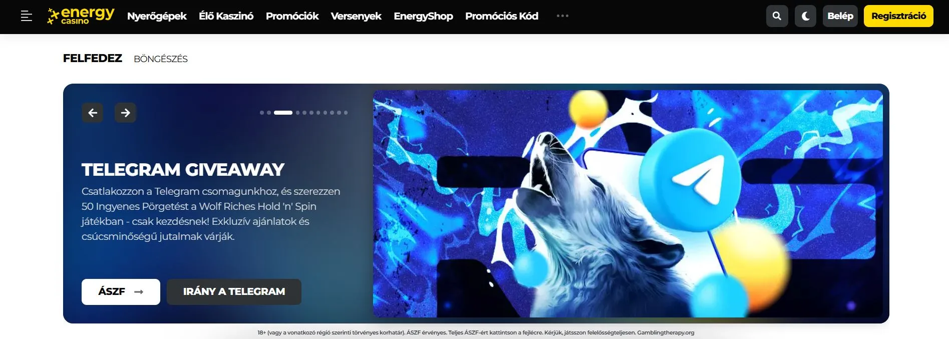 online casino magyar Energy Casino